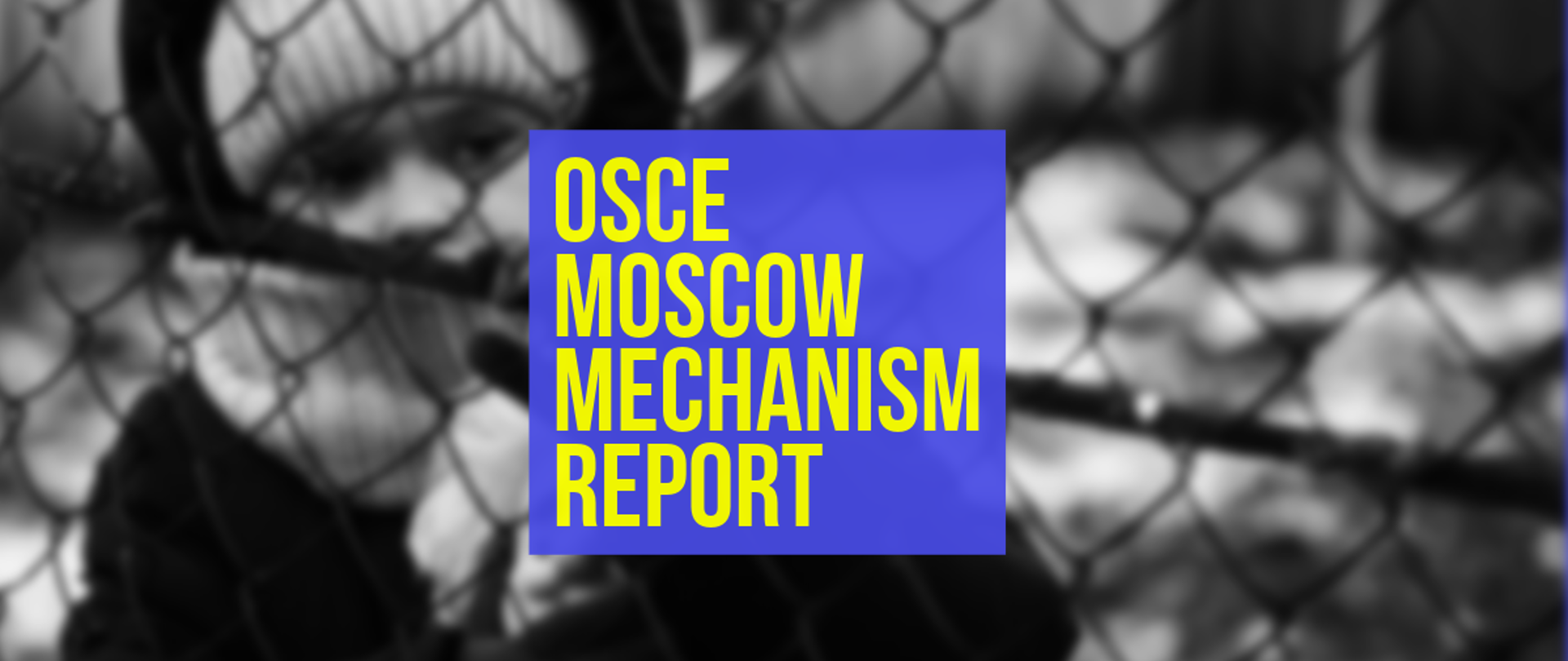 OSCE Moscow Mechanism Report