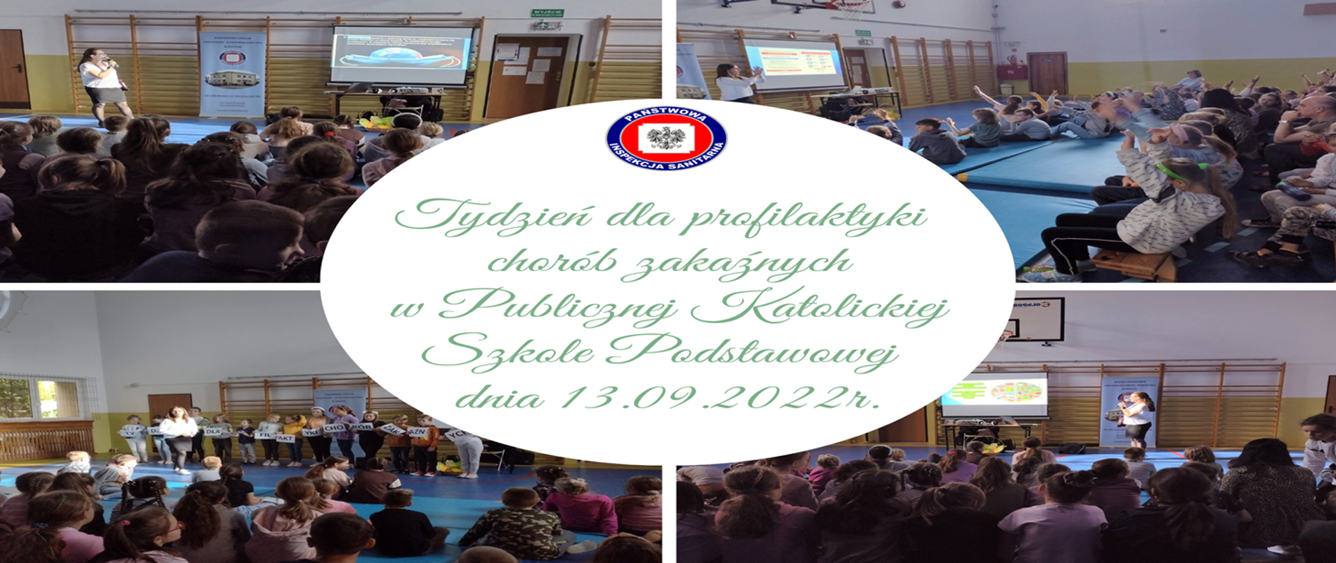 „Tydzień dla profilaktyki chorób zakaźnych” –
prelekcja w Publicznej Katolickiej Szkole Podstawowej
im. Św. Stanisława Kostki w Kutnie
