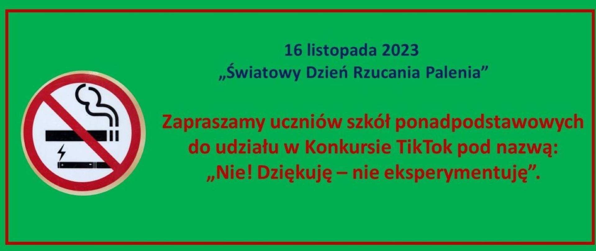 TikTok pn. Nie! Dziękuję nie eksperymentuję
