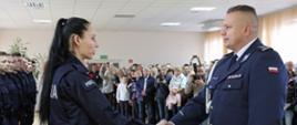 Ślubowanie nowo przyjętych funkcjonariuszy Policji w Kujawsko-Pomorskiem