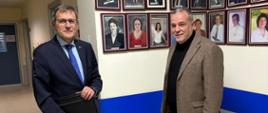 Meeting with the director of the hospital in Shkodra, Dr. Senad Hallunaj.
