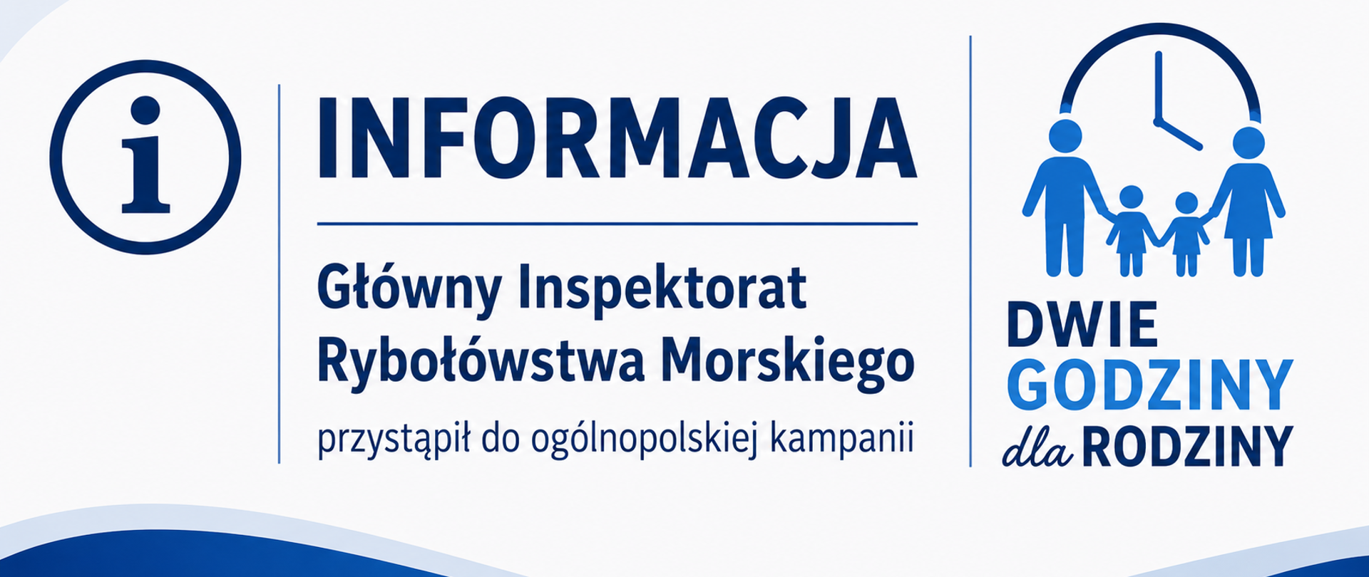 Baner dwie godziny dla rodziny