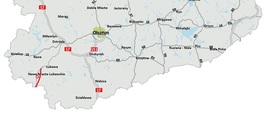 Mapa obwodnicy Nowego Miasta Lubawskiego w ciągu DK 15