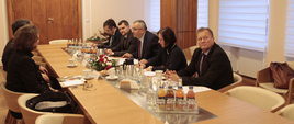 Spotkanie ministra infrastruktury Andrzeja Adamczyka z sekretarzem generalnym Międzynarodowego Forum Transportowego Young Tae Kimem