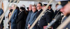 Minister infrastruktury Dariusz Klimczak podczas inauguracji roku akademickiego Uniwersytetu Morskiego w Gdyni