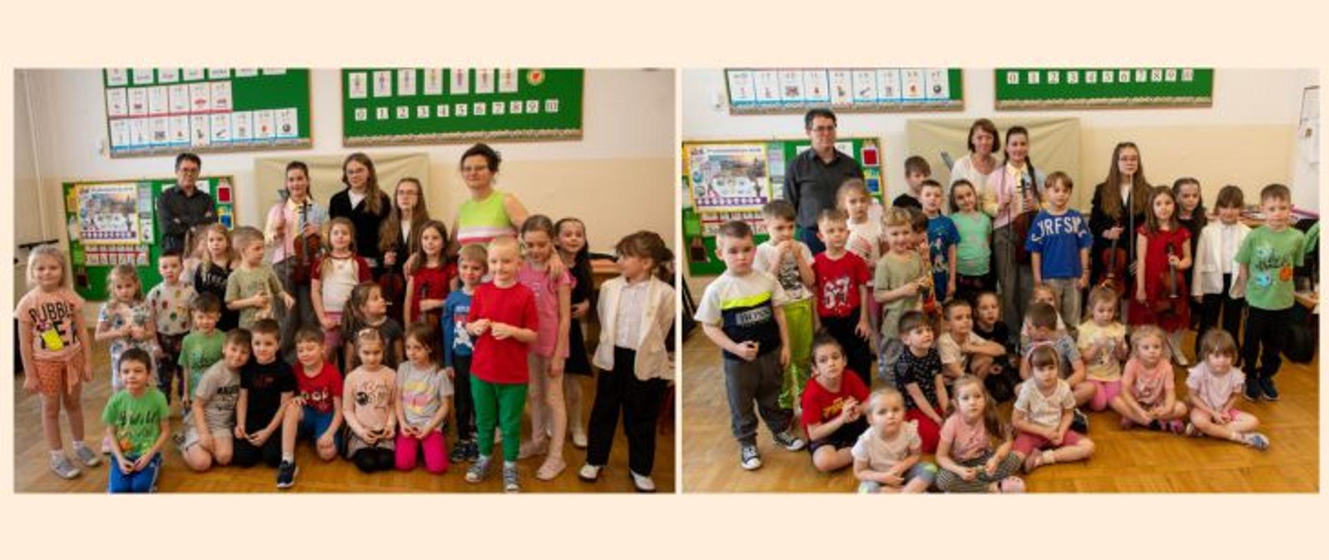 Na zdjęciu uczestnicy zajęć z przedszkola nr 13