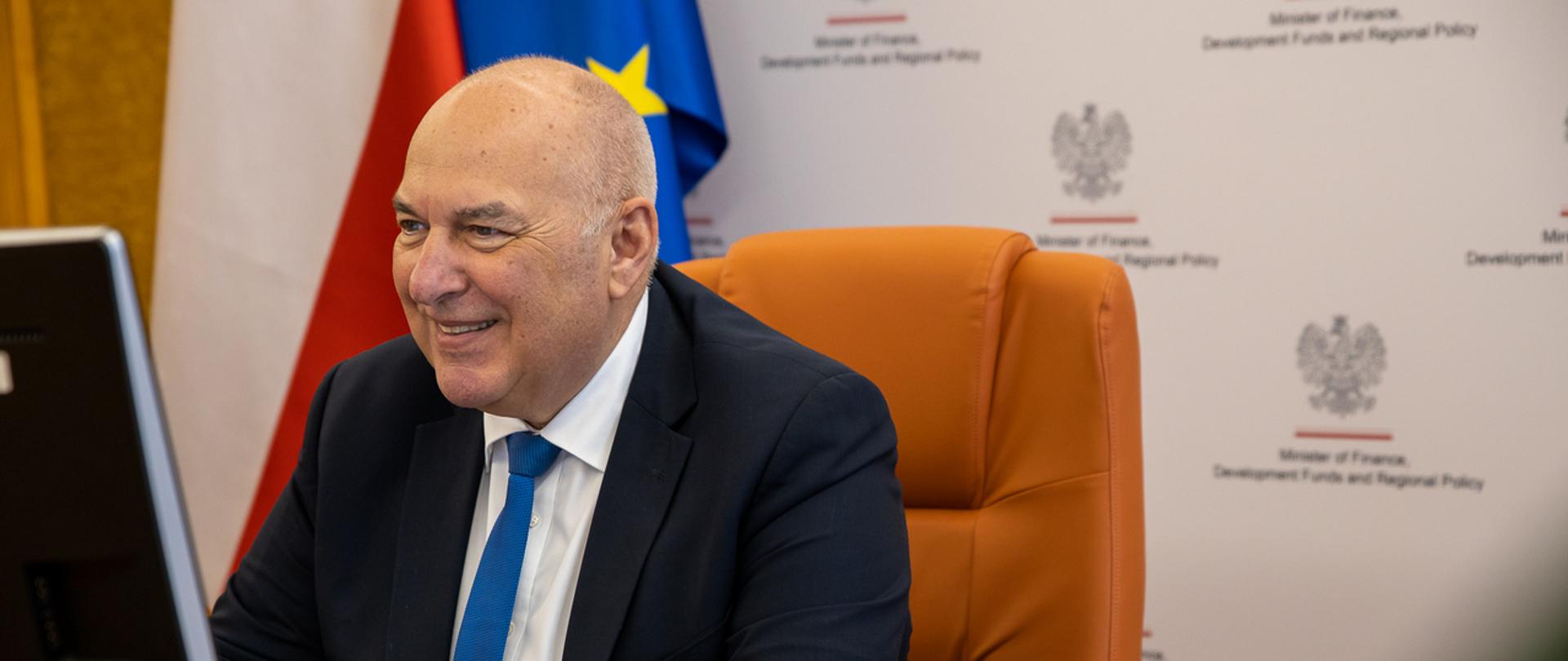 Minister finansów, funduszy i polityki regionalnej Tadeusz Kościński