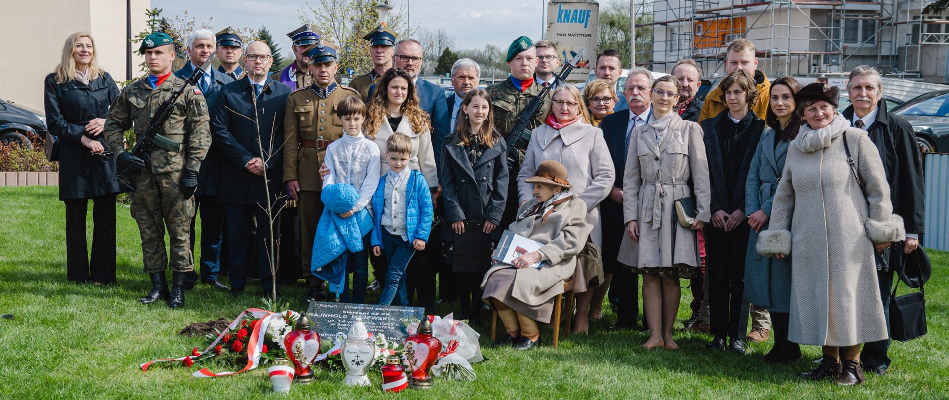 Zasadzenie Dębu Pamięci sierżanta Rajnholda Majewskiego