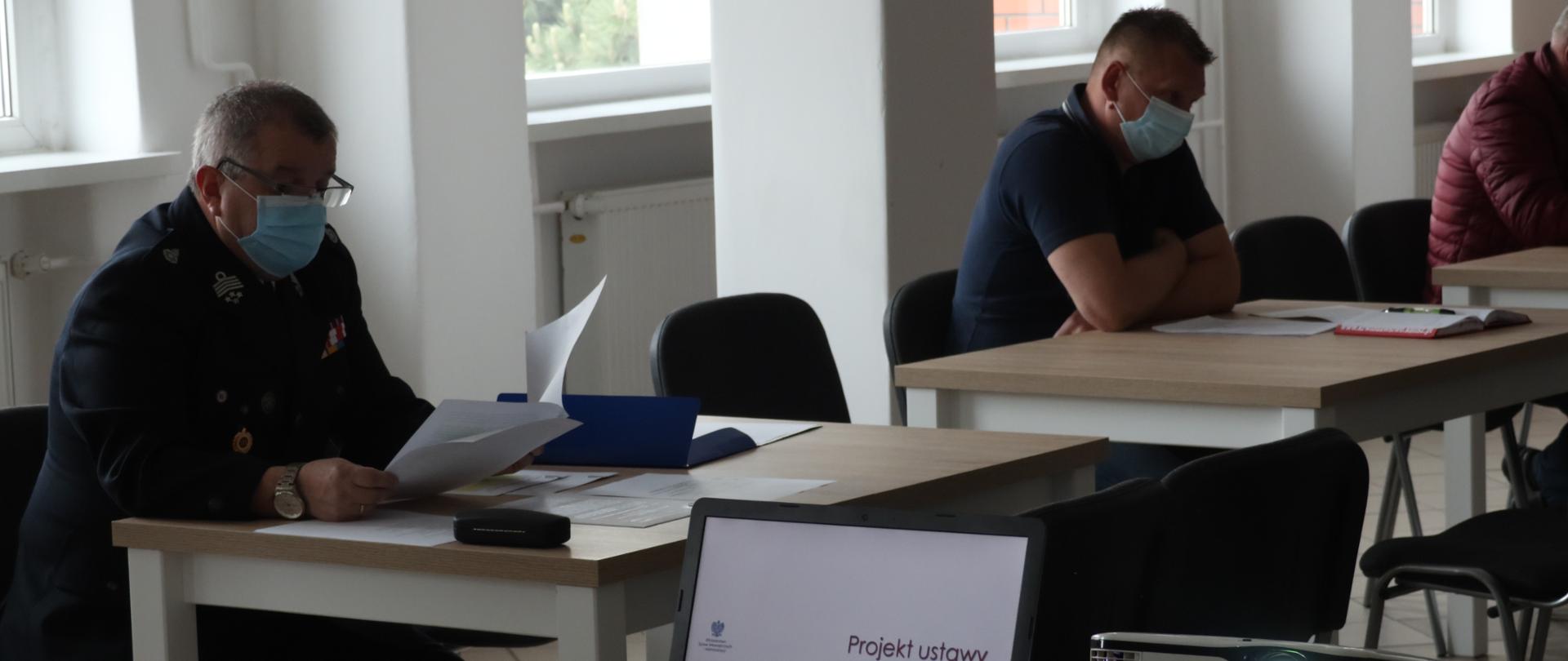 Strażacy zapoznają się z projektem ustawy o OSP