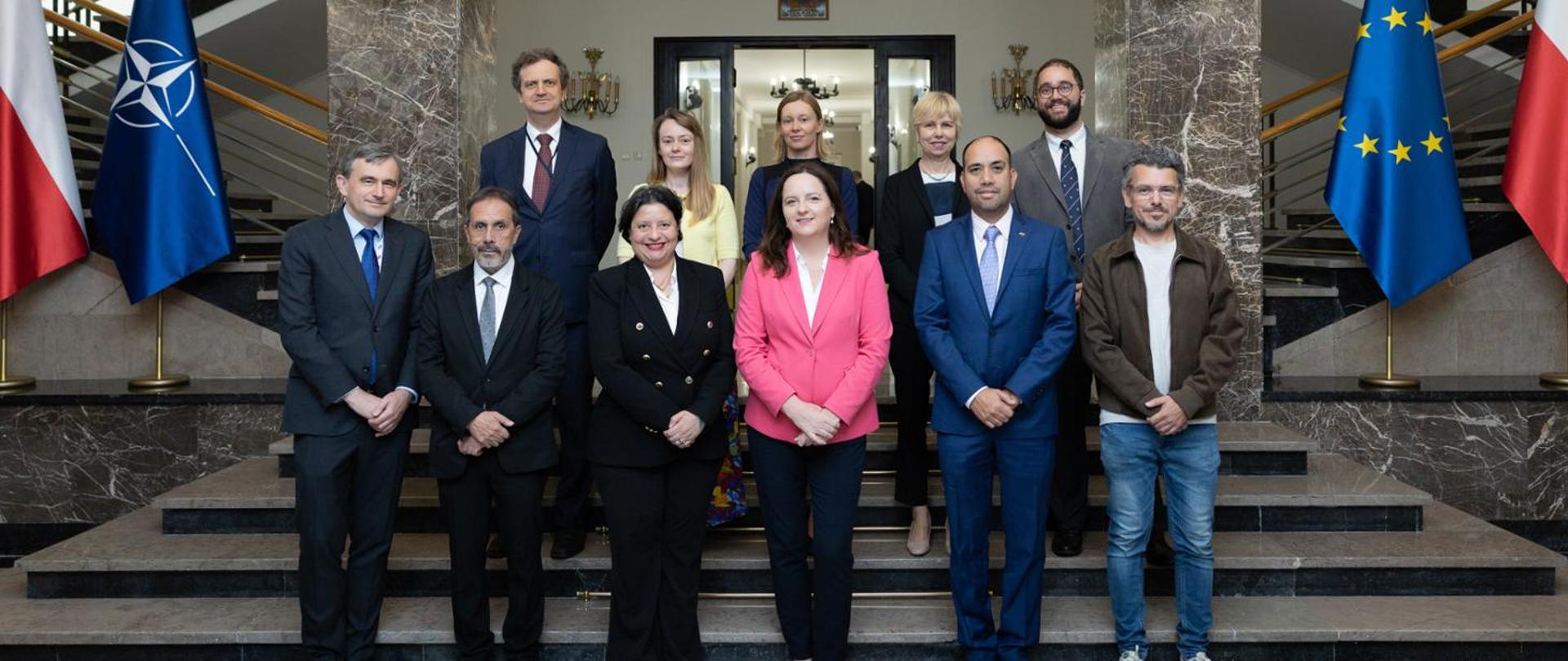 Spotkanie podsekretarz stanu Anny Radwan-Röhrenschef z przedstawicielami latynoamerykańskich społeczności w Polsce