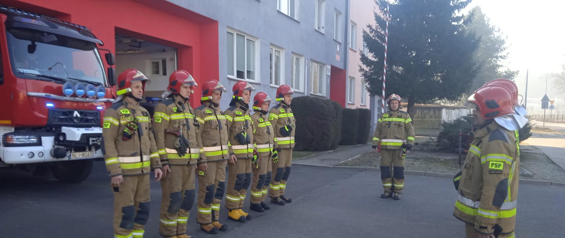 Zmiana służby w JRG PSP Lidzbark Warmiński