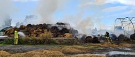 Pożar słomy w Oszczeklinie [08.08.2024]