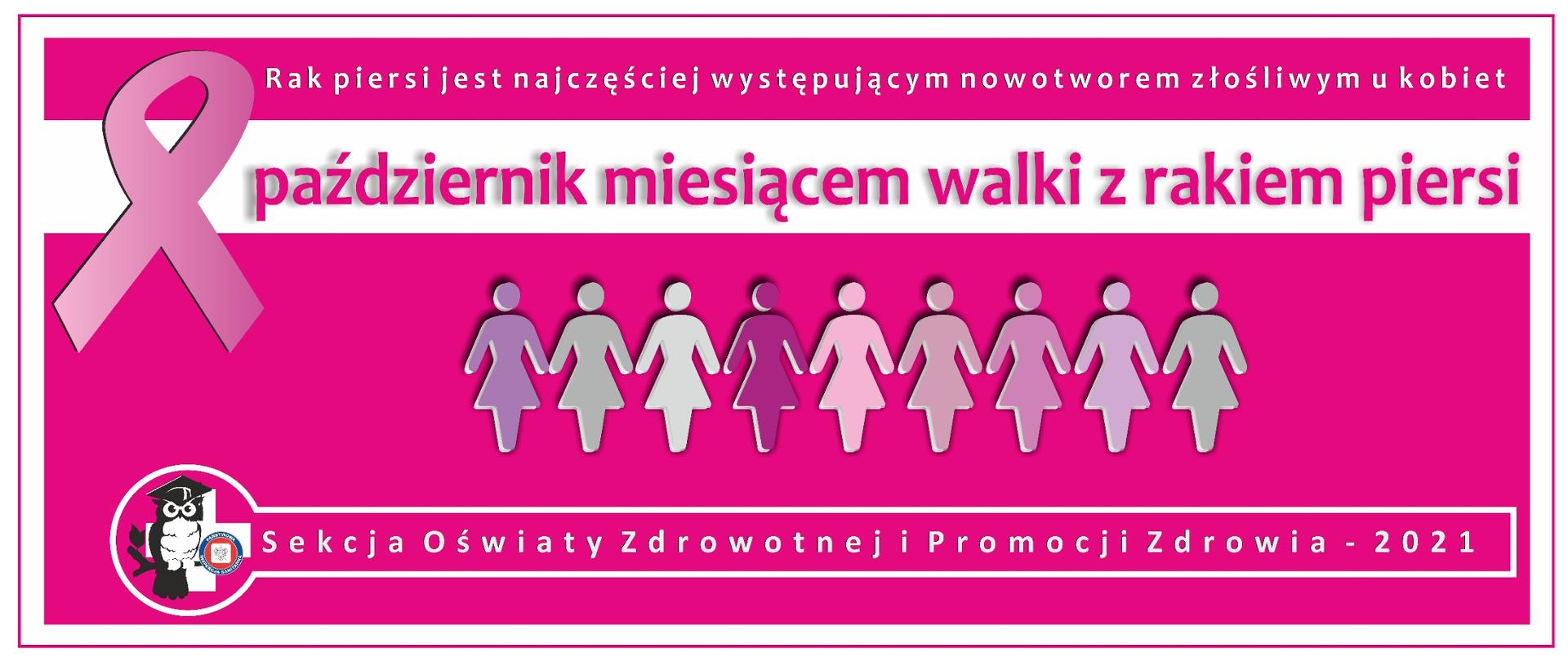Październik miesiącem walki z rakiem piersi