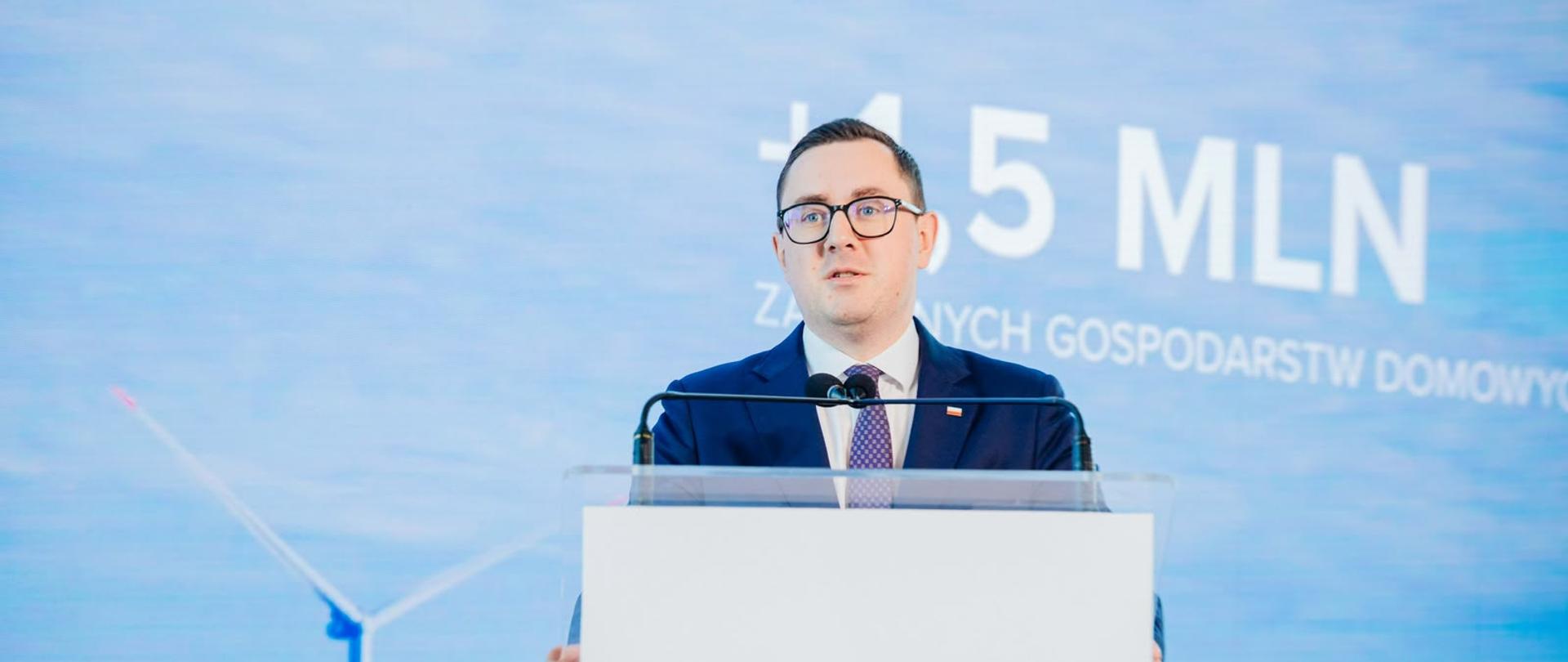Minister Energii przemawia