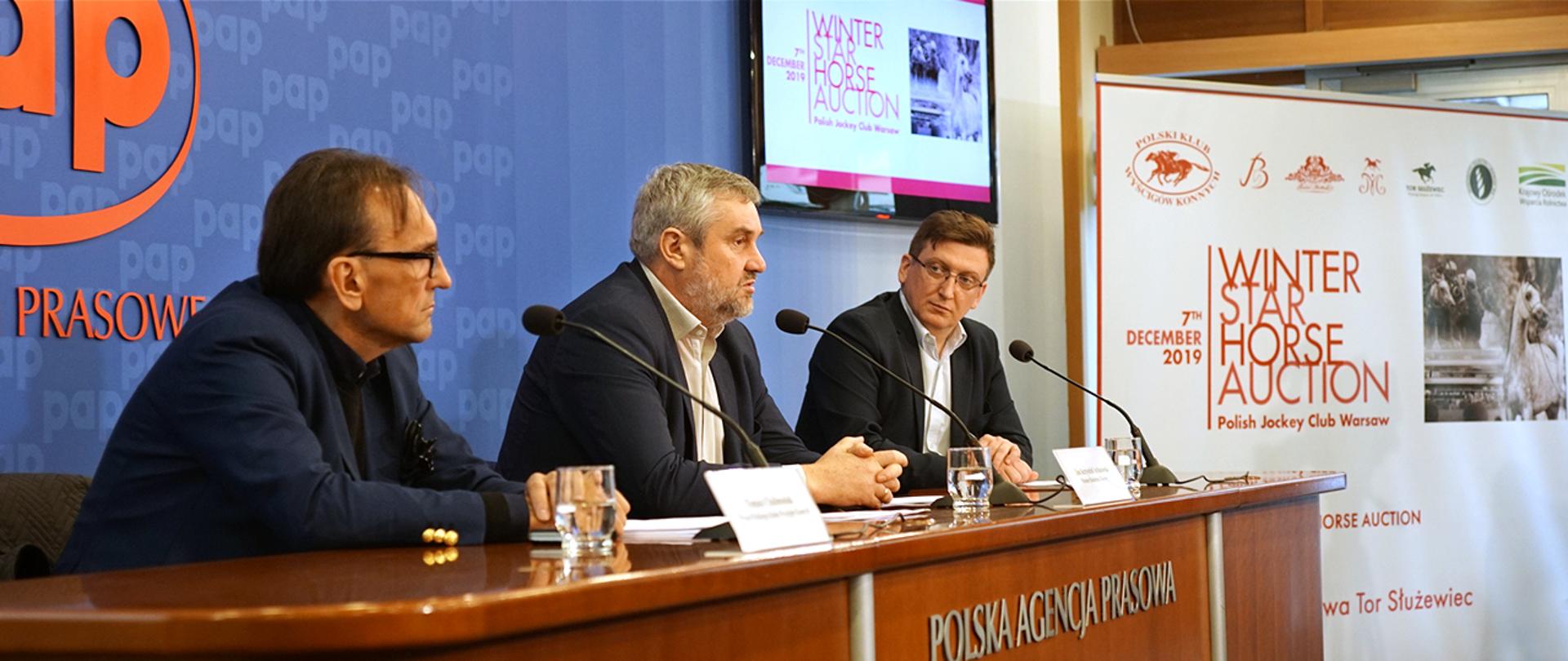 Konferencja dot. grudniowej aukcji koni