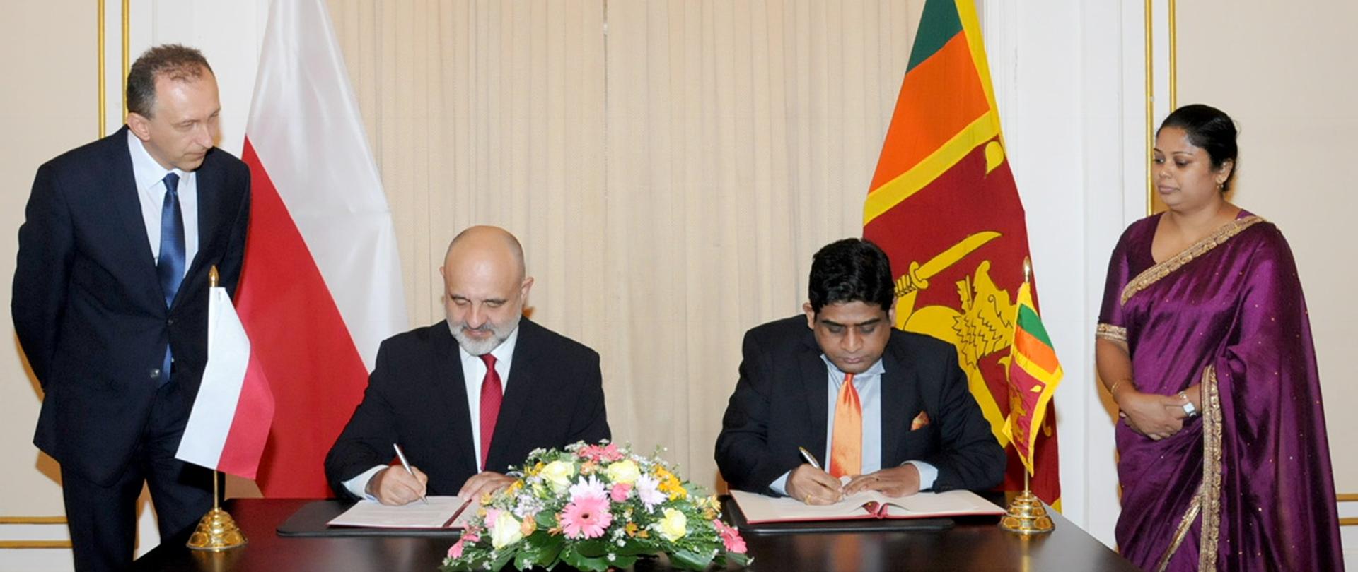 Wizyta wiceministra Macieja Langa na Sri Lance