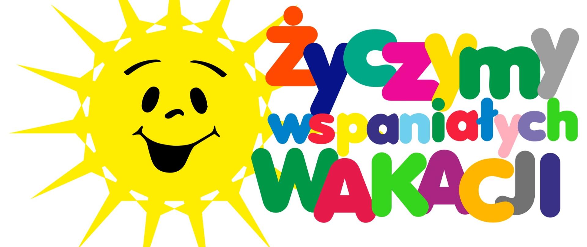 Plakat udanych wakacji