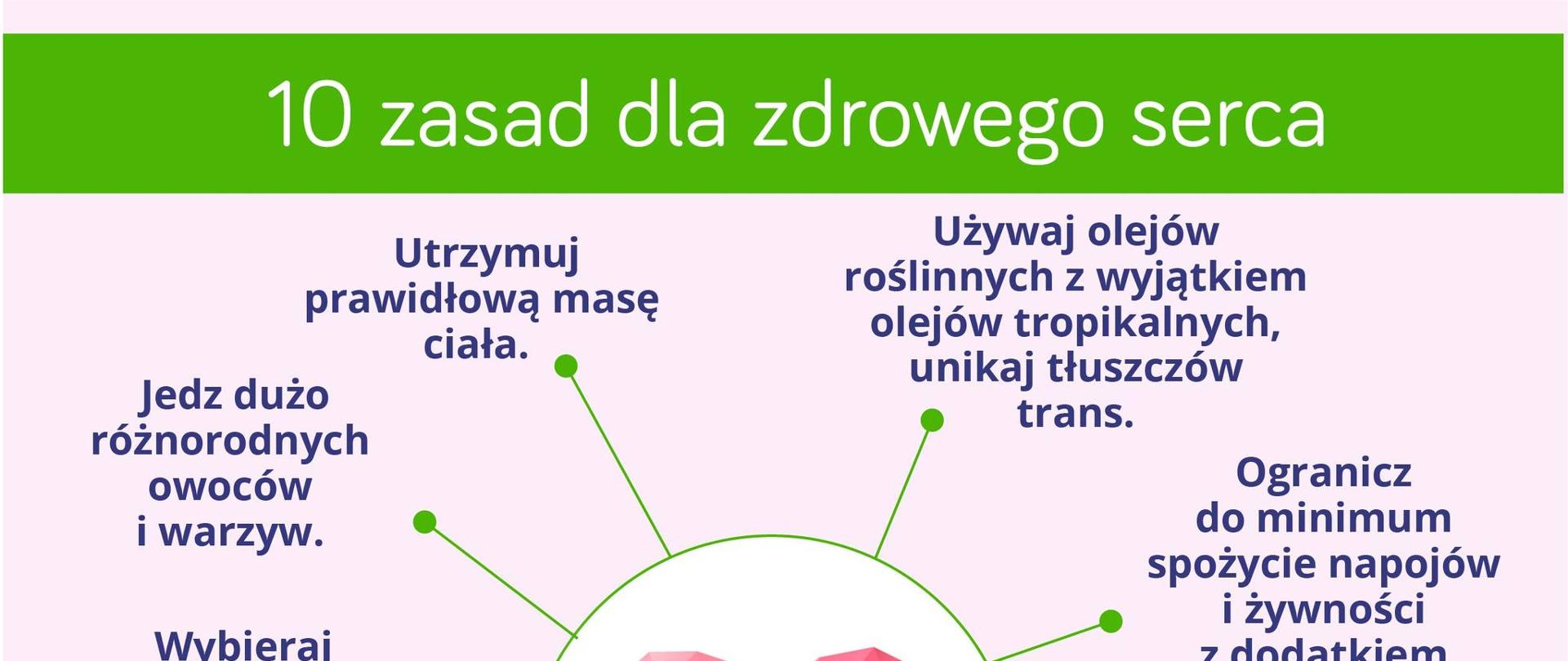 10 zasad dla zdrowego serca