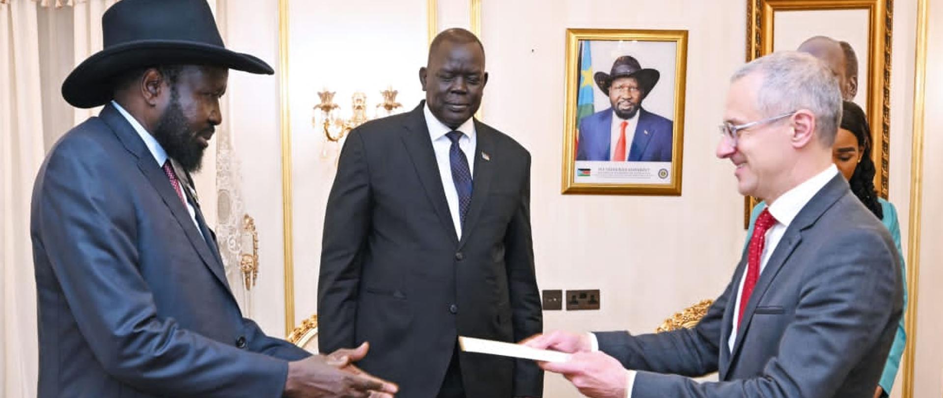 Letters of credence ceremony - South Sudan 