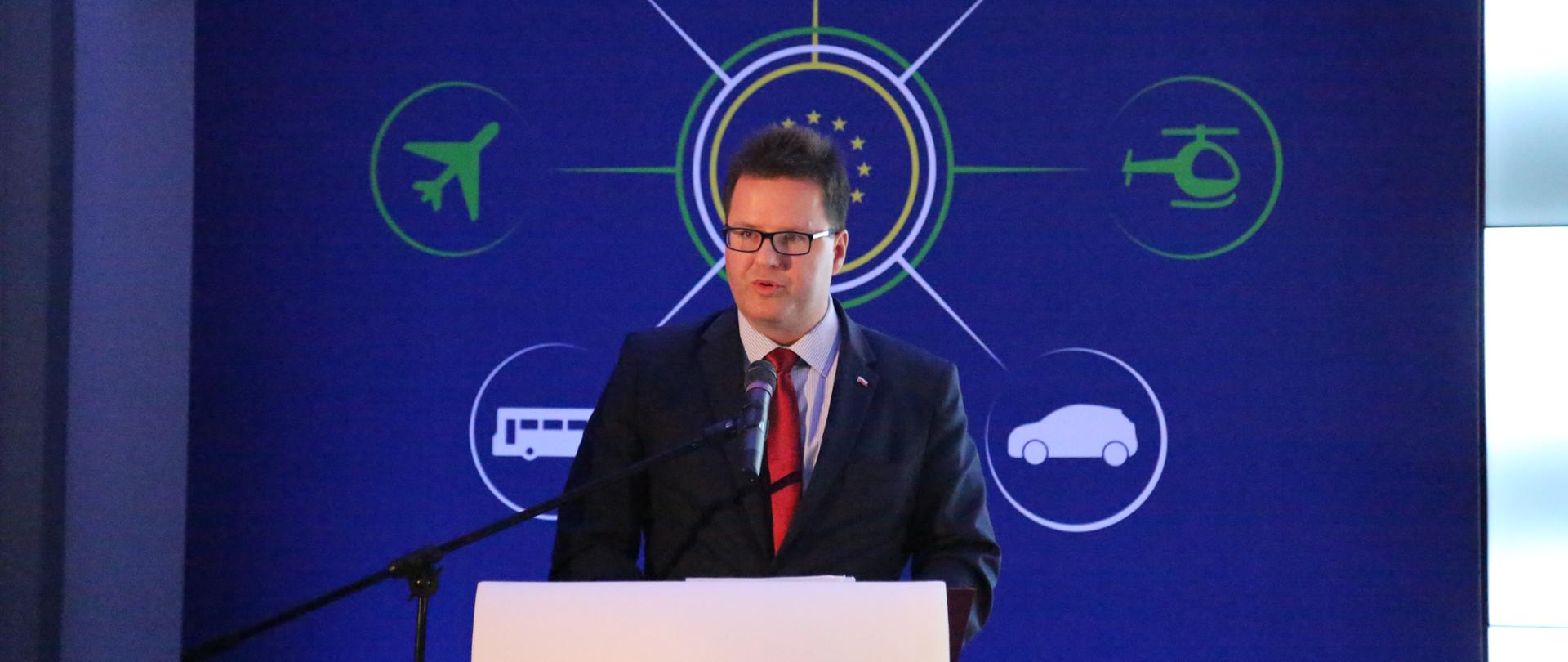 Wiceminister A. Bittel podczas konferencji na temat polityki spójności w transporcie
