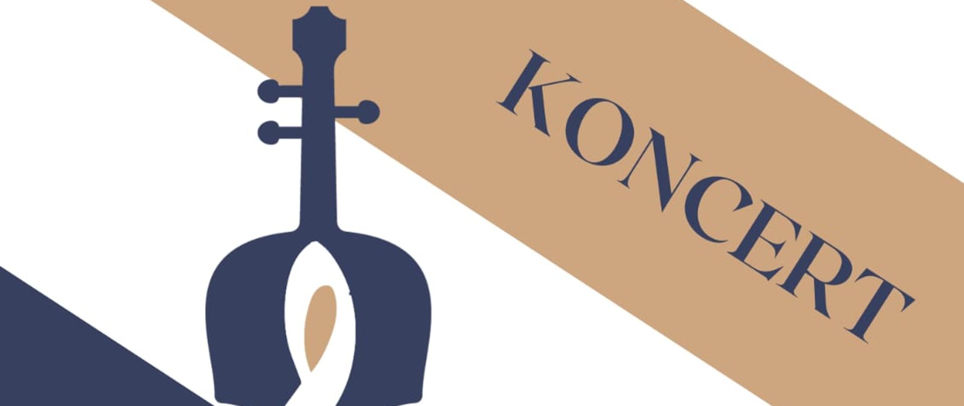 Zdjęcie przedstawia informację o nadchodzącym koncercie klasy skrzypiec 4 grudnia 2023.