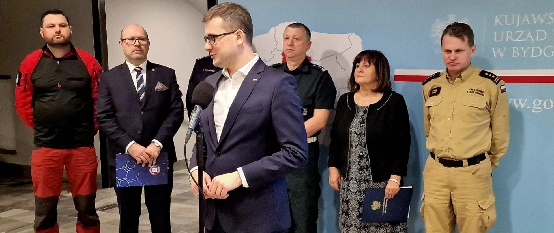 Briefing prasowy na temat bezpiecznych ferii zimowych w naszym województwie