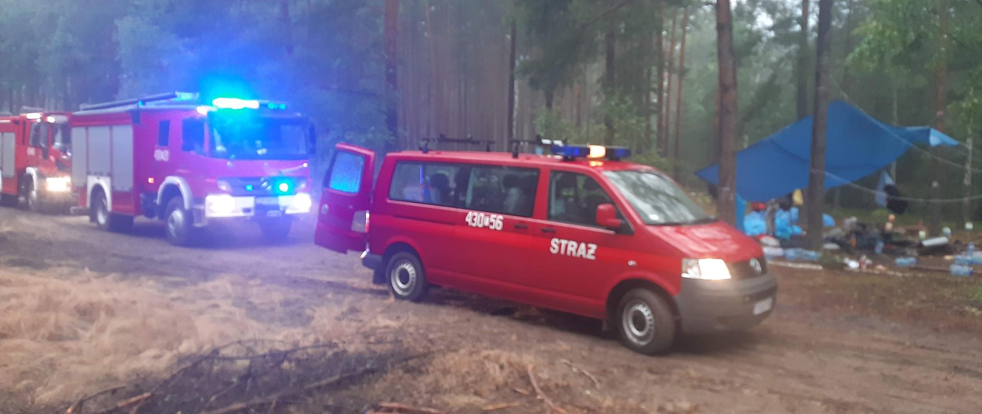 Ewakuacja obozu harcerskiego