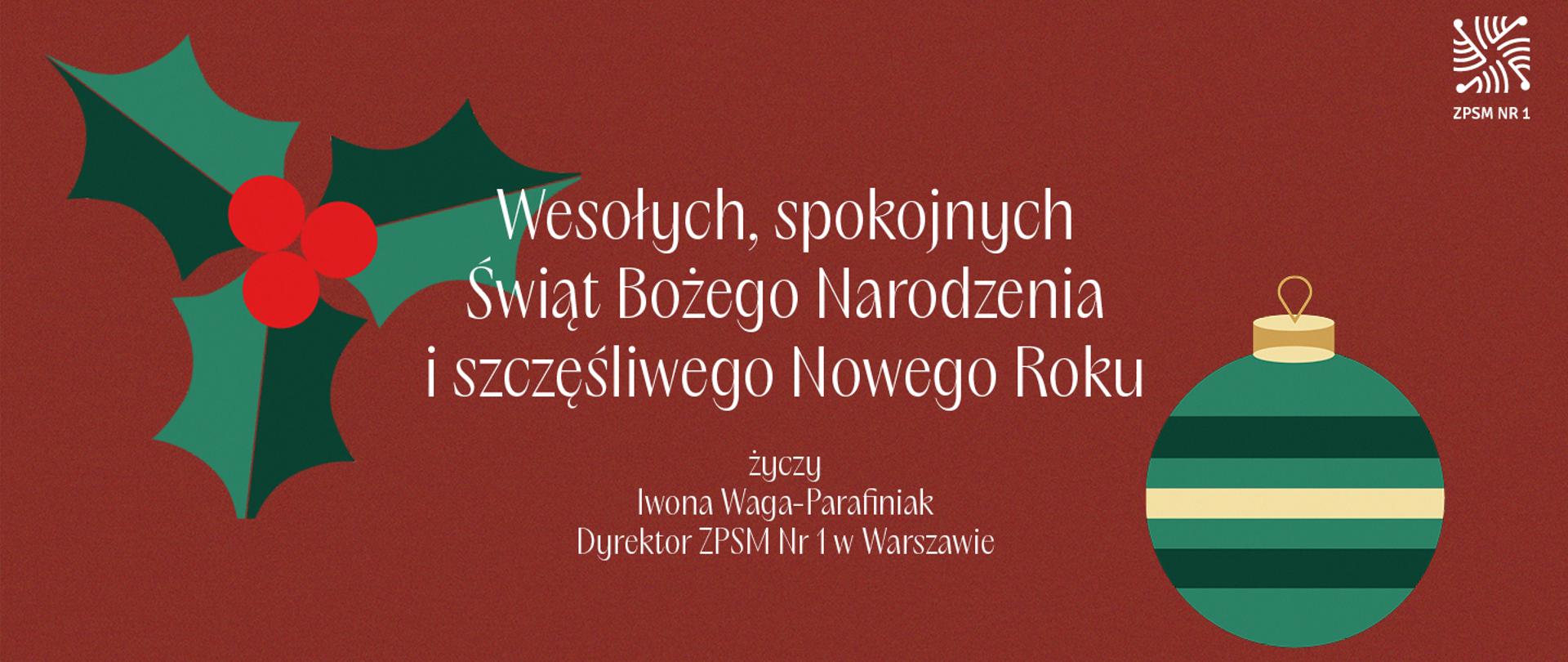 Napisy na brązowym tle