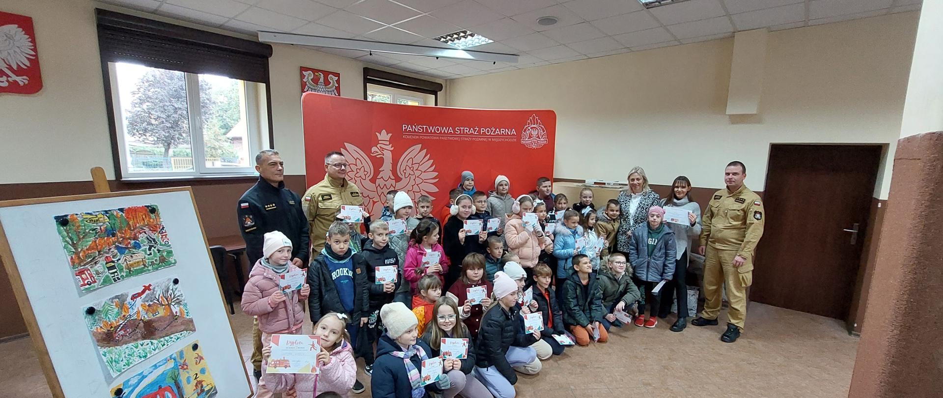 KONKURS PLASTYCZNY "MOGĘ LICZYĆ NA STRAŻAKA"