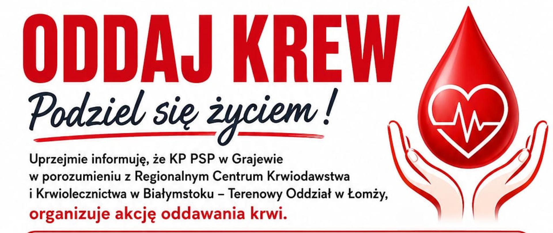 „KREW – darem życia”