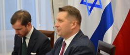 Spotkanie Ministra Przemysława Czarnka z Ministrem Edukacji Państwa Izrael 