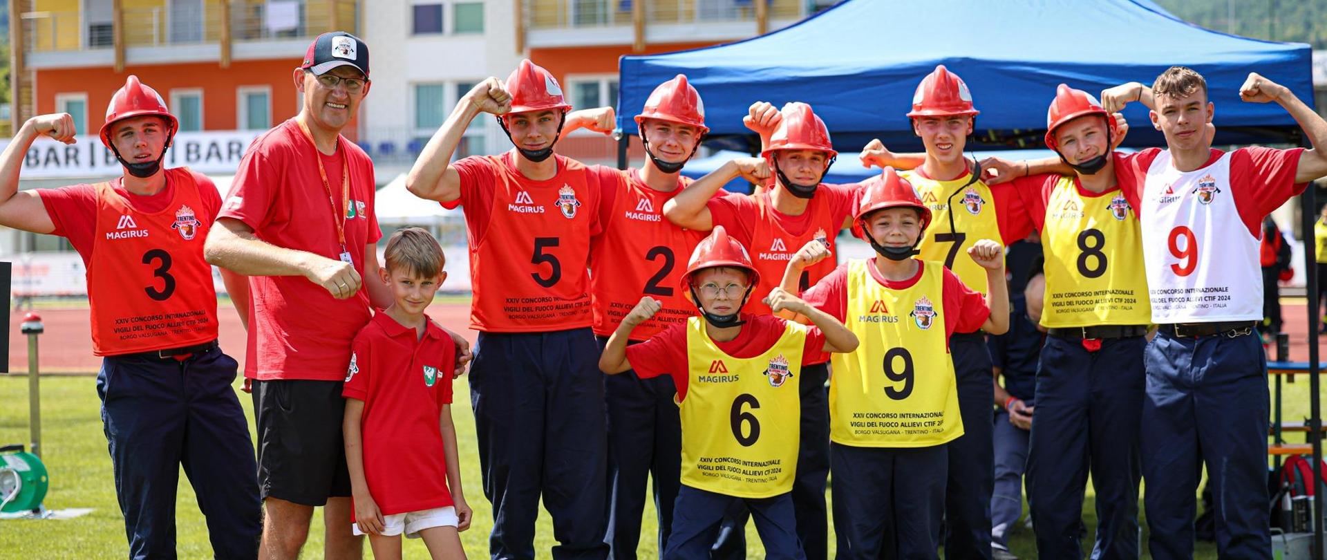 OSP GŁUCHÓW - WICEMISTRZOWIE XXIV MIĘDZYNARODOWEJ OLIMPIADY MDP CTIF W BORGO VALSUGANA (WŁOCHY)