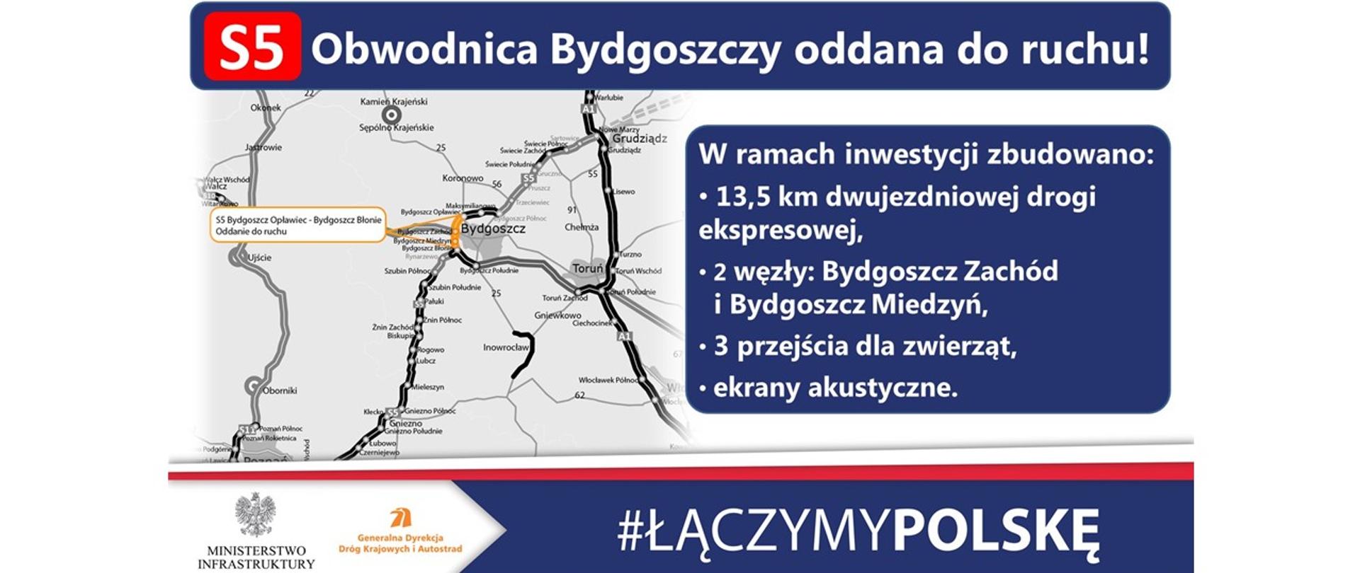 Obwodnica Bydgoszczy oddana do ruchu!