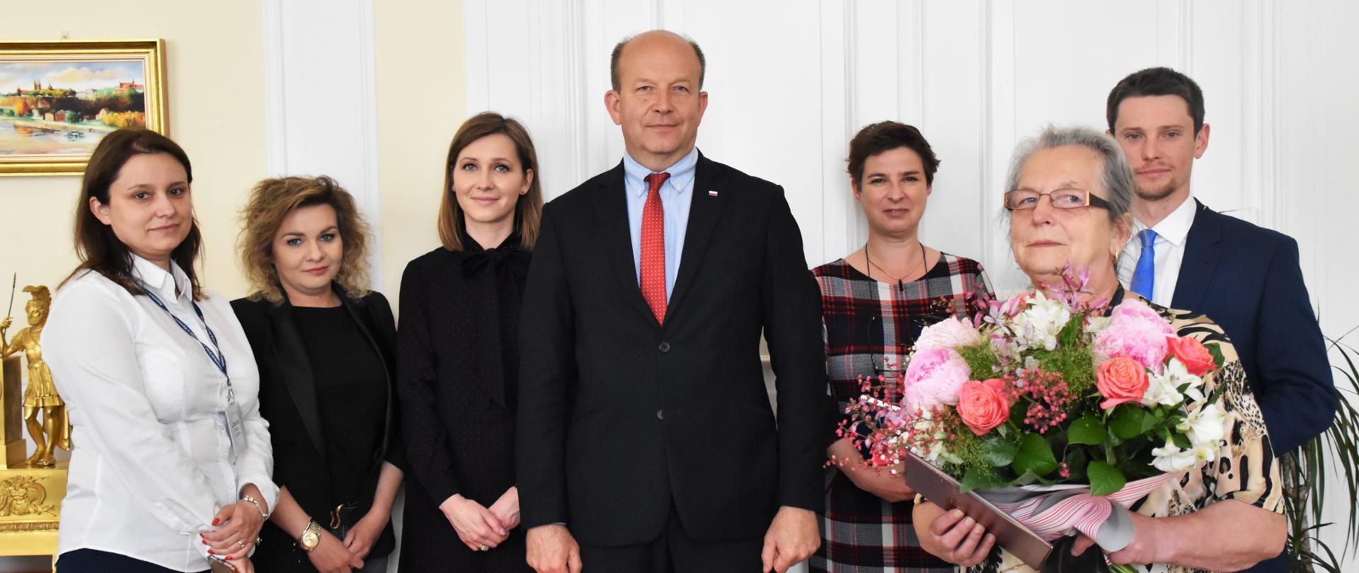 Pożegnanie Pani Haliny Sawickiej. 