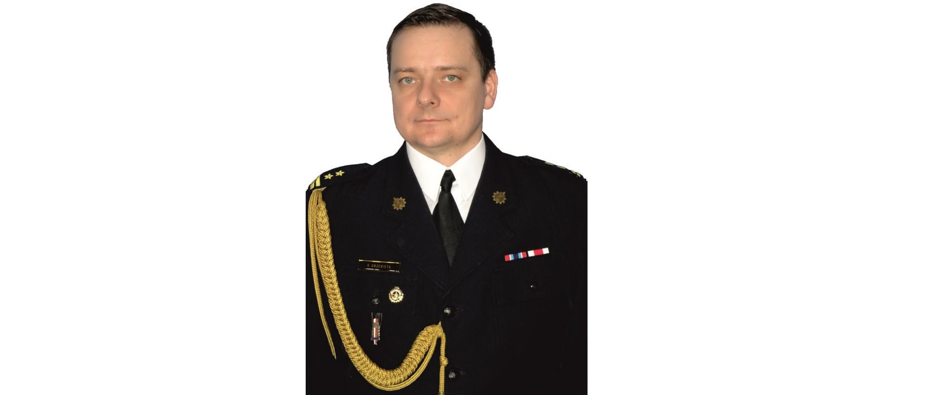 Zastępca Komendanta Powiatowego PSP w Międzychodzie bryg. Roman Grzebieta