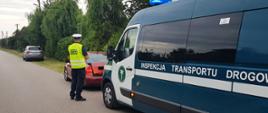 Samochód zatrzymany przez inspektorów lubelskiej Inspekcji Transportu Drogowego
