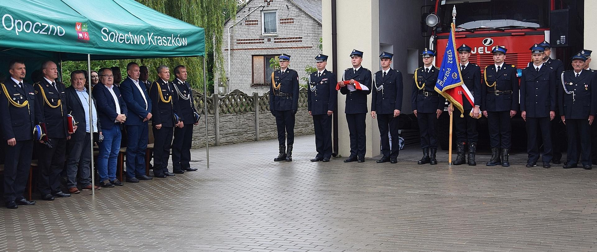 Otwarcie strażnicy i świetlicy wiejskiej w Kraszkowie po rozbudowie.