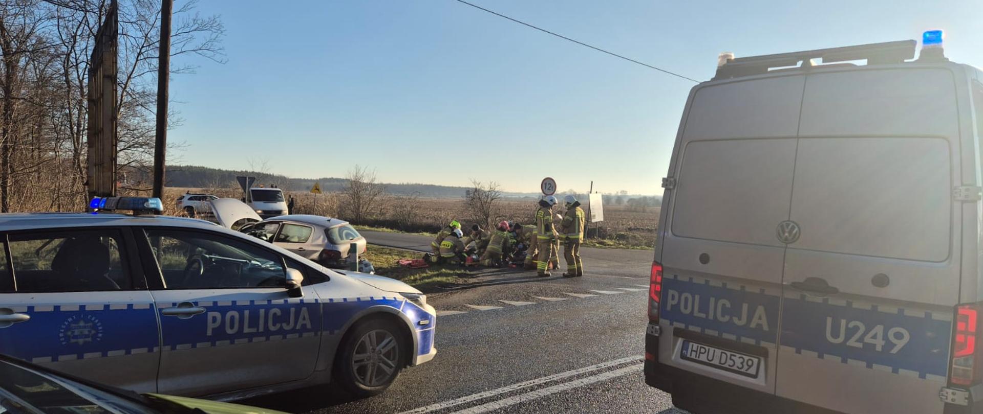 Potrącenie funkcjonariusza Policji na DK 25