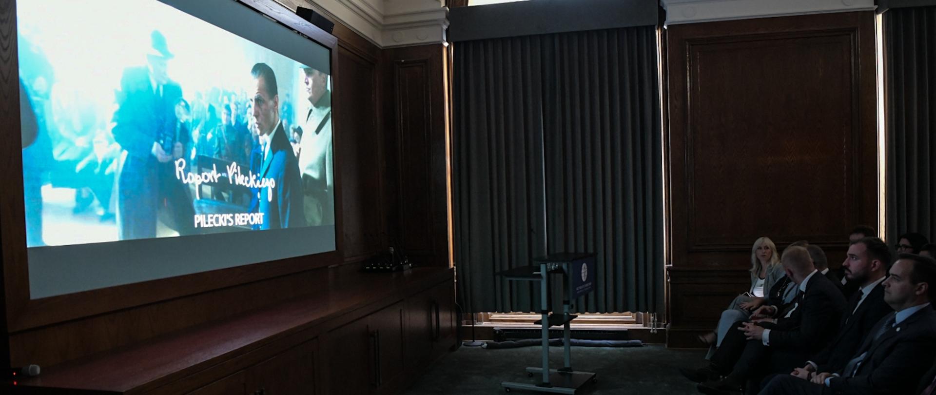 Przedpremierowy pokaz filmu „Raport Pileckiego” w Muzeum Ofiar Komunizmu w Waszyngtonie, fot. Maciej Biedrzycki/PFN