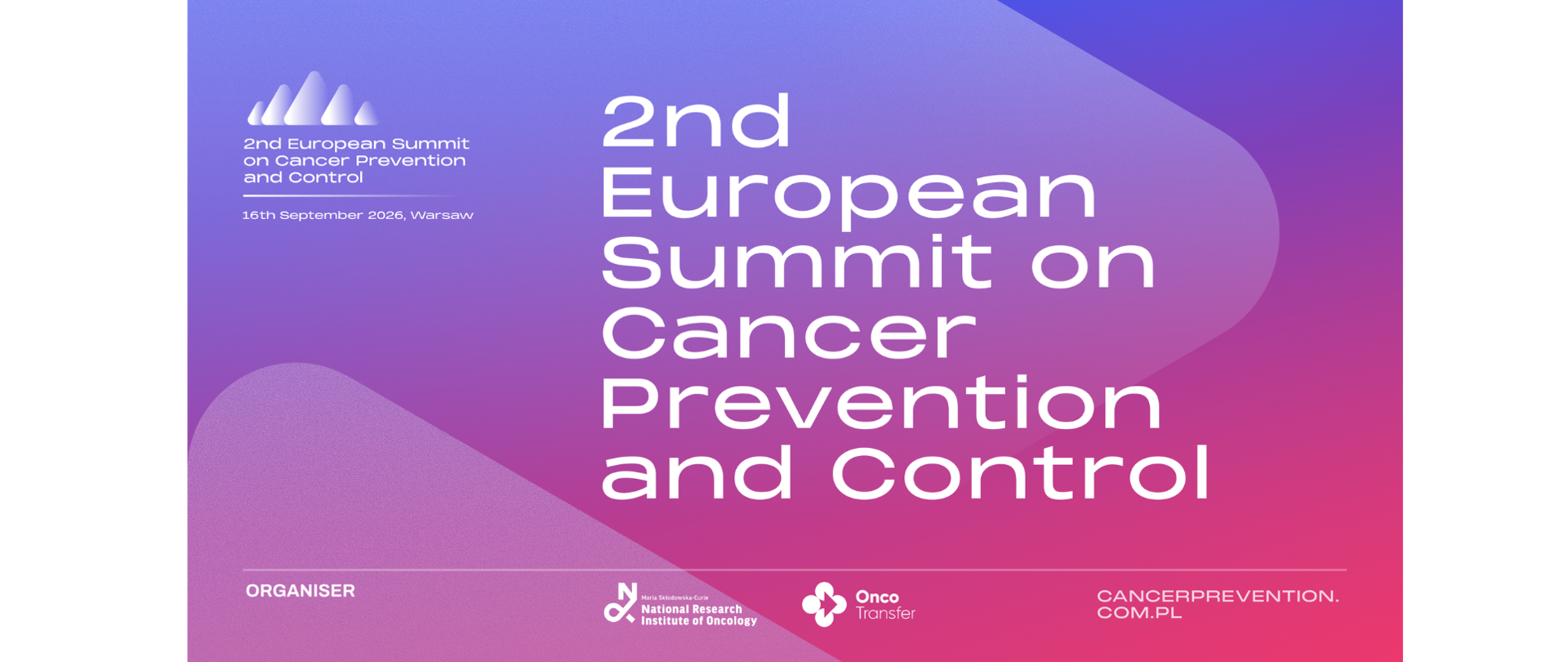 2nd European Summit on Cancer Prevention and Control
