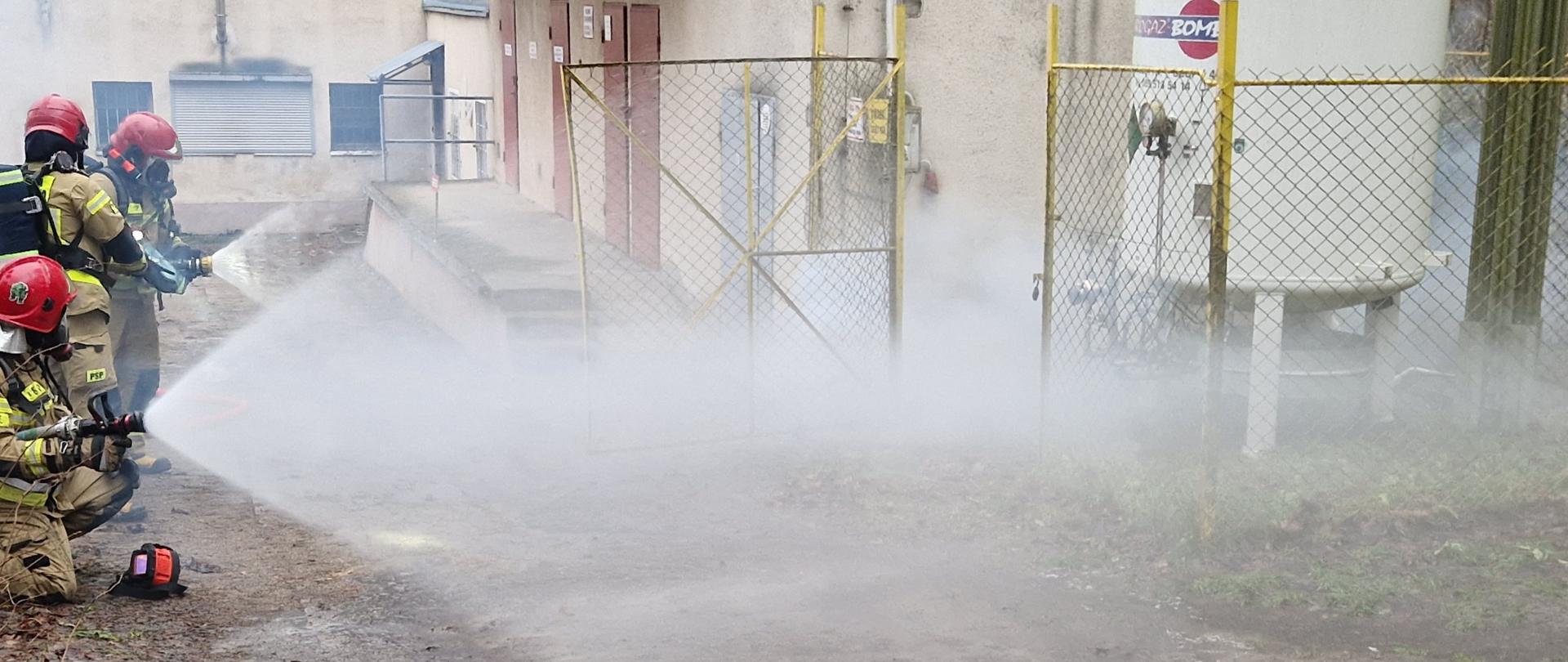 Ćwiczenia na terenie Miejskiego Szpitala Zespolonego w Olsztynie