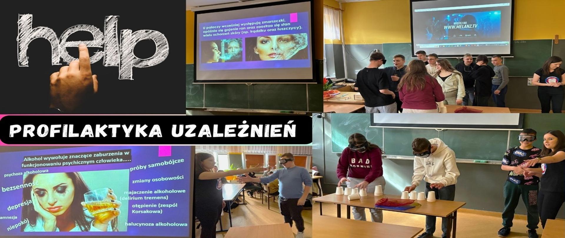 Profilaktyka uzależnień w Szkole Podstawowej im. Kornela Makuszyńskiego w Łaniętach