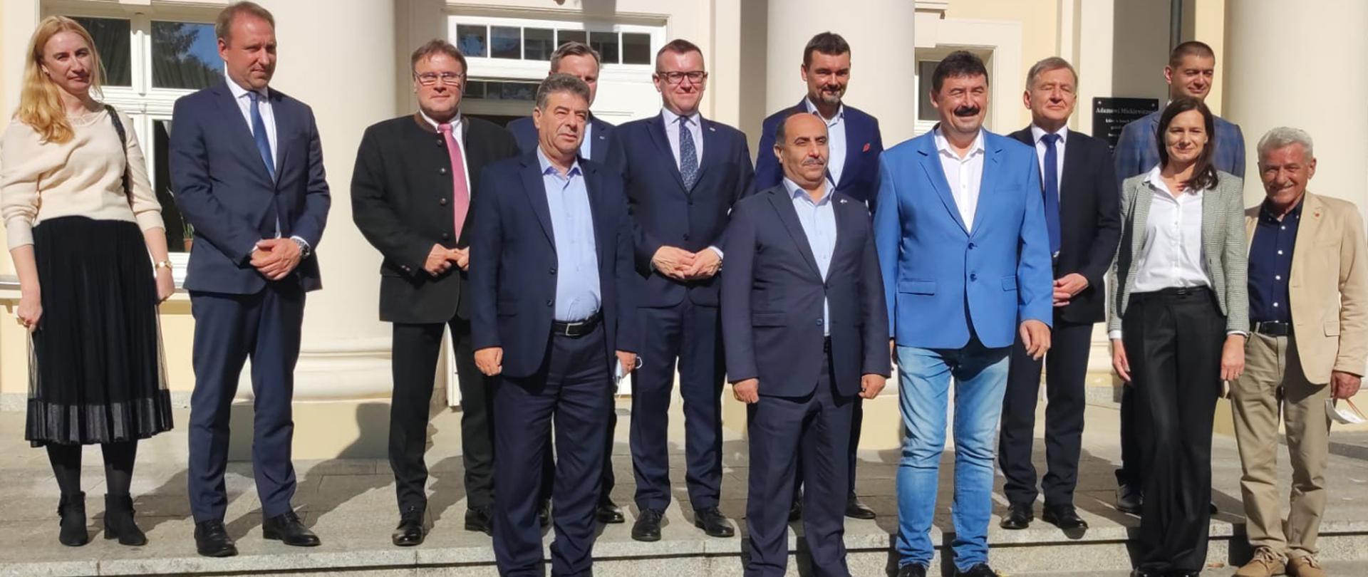 Sekretarz stanu Ryszard Bartosik z delegacją Palestyny podczas wizyty w siedzibie spółki DANKO 