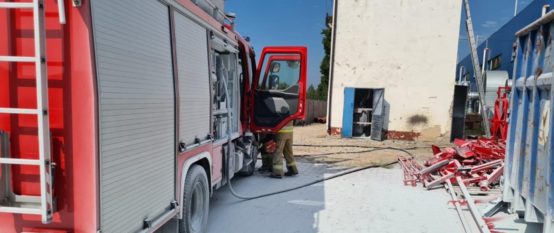 Pożar głównej stacji transformatorowej w Brześciu Kujawskim