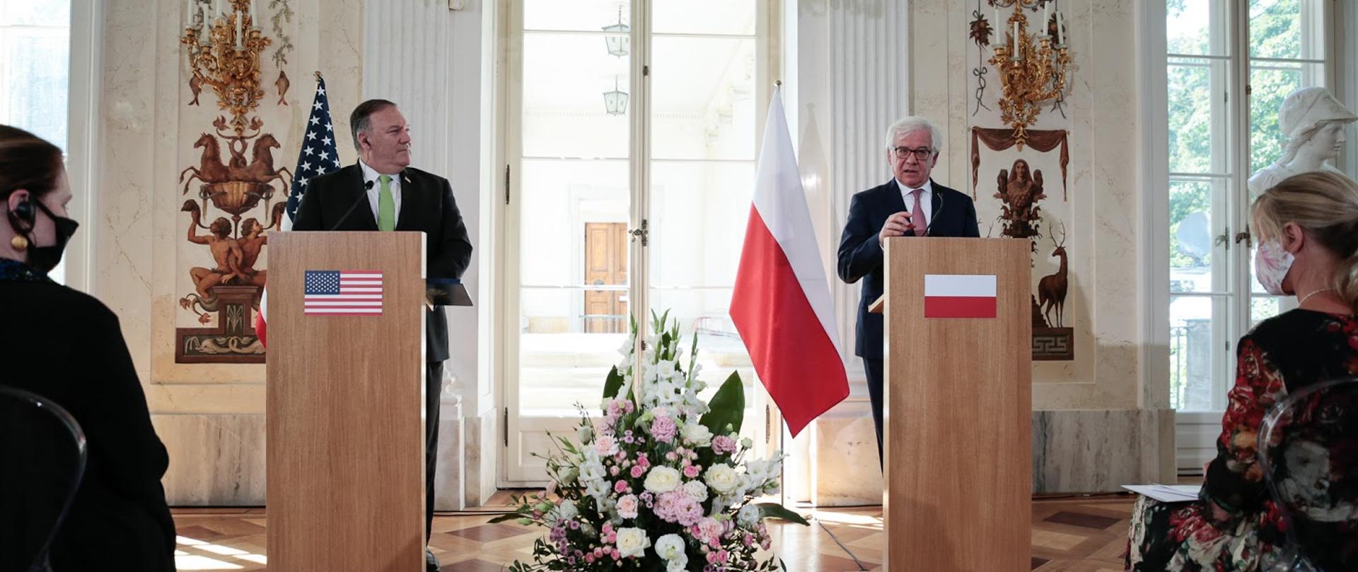 spotkanie ministra Czaputowicza z Sekretarzem Pompeo 