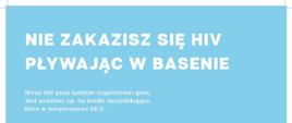 Nie zakazisz się HIV pływając w basenie