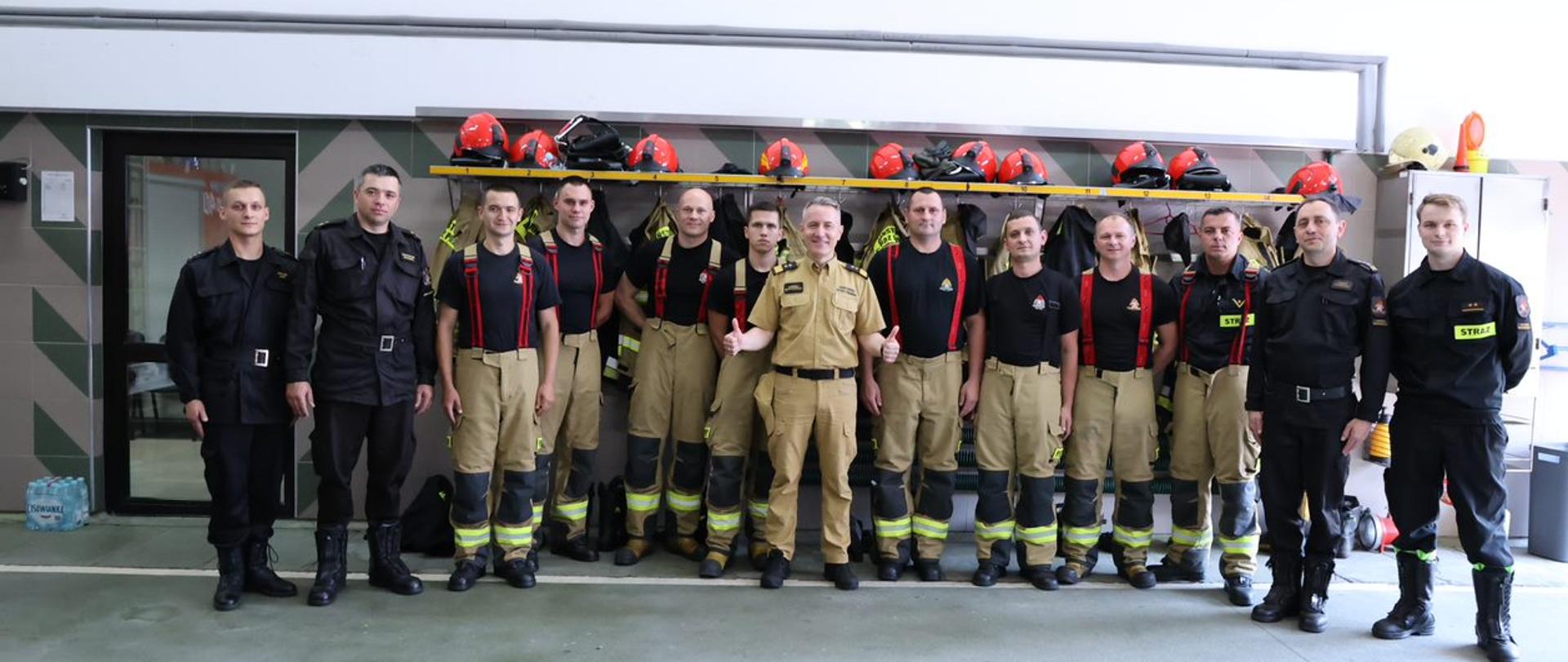 Wizyta komendanta głównego PSP w KP PSP w Ostrowi Mazowieckiej