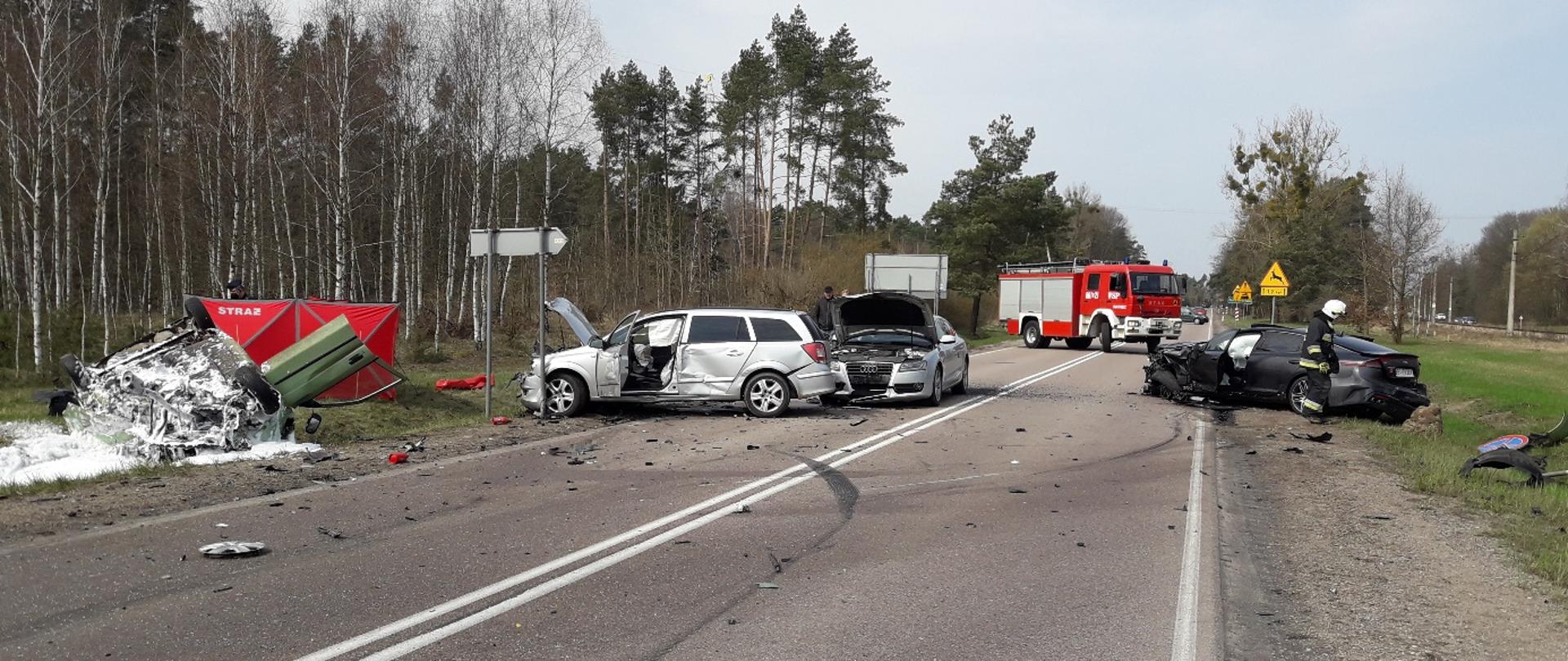 Tragiczny weekend na drogach powiatu monieckiego.