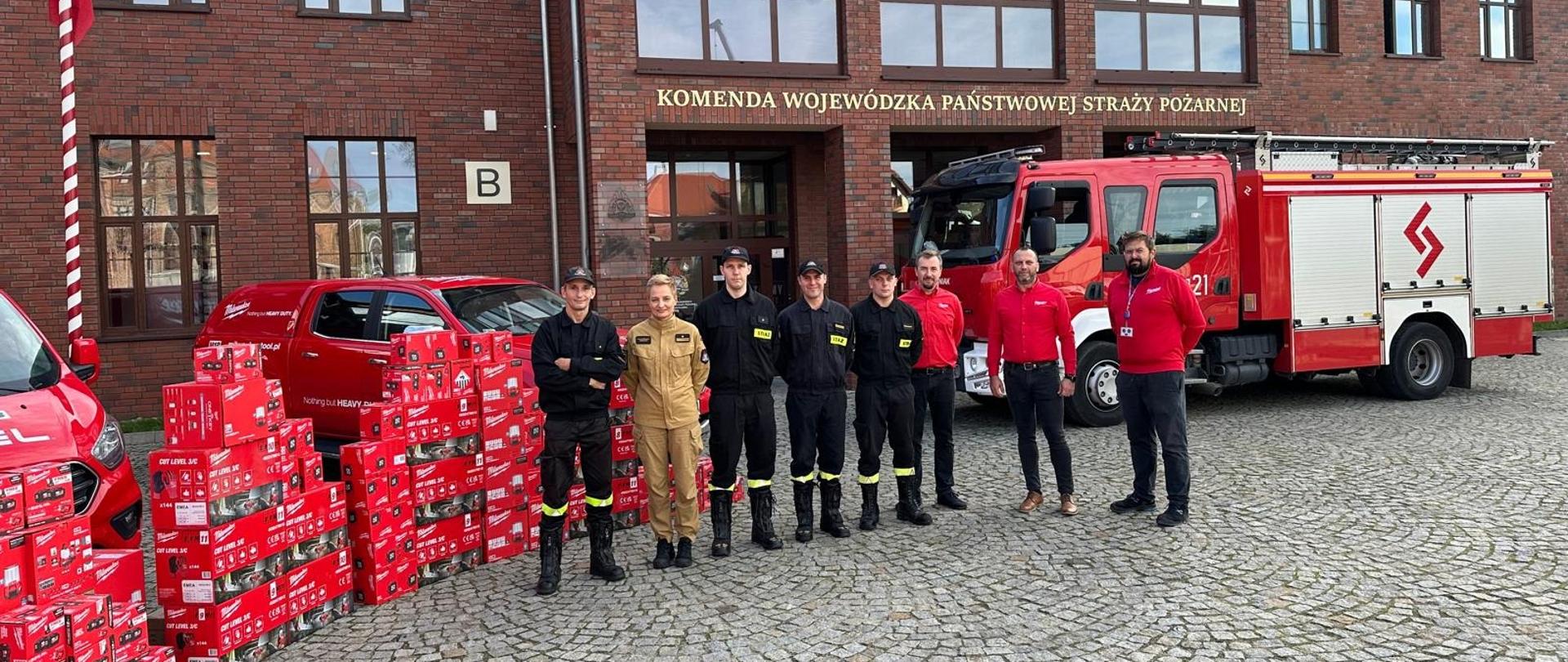 Darowizny przyjęte przez Komendę Wojewódzką Państwowej Straży Pożarnej we Wrocławiu podczas powodzi w 2024 r.