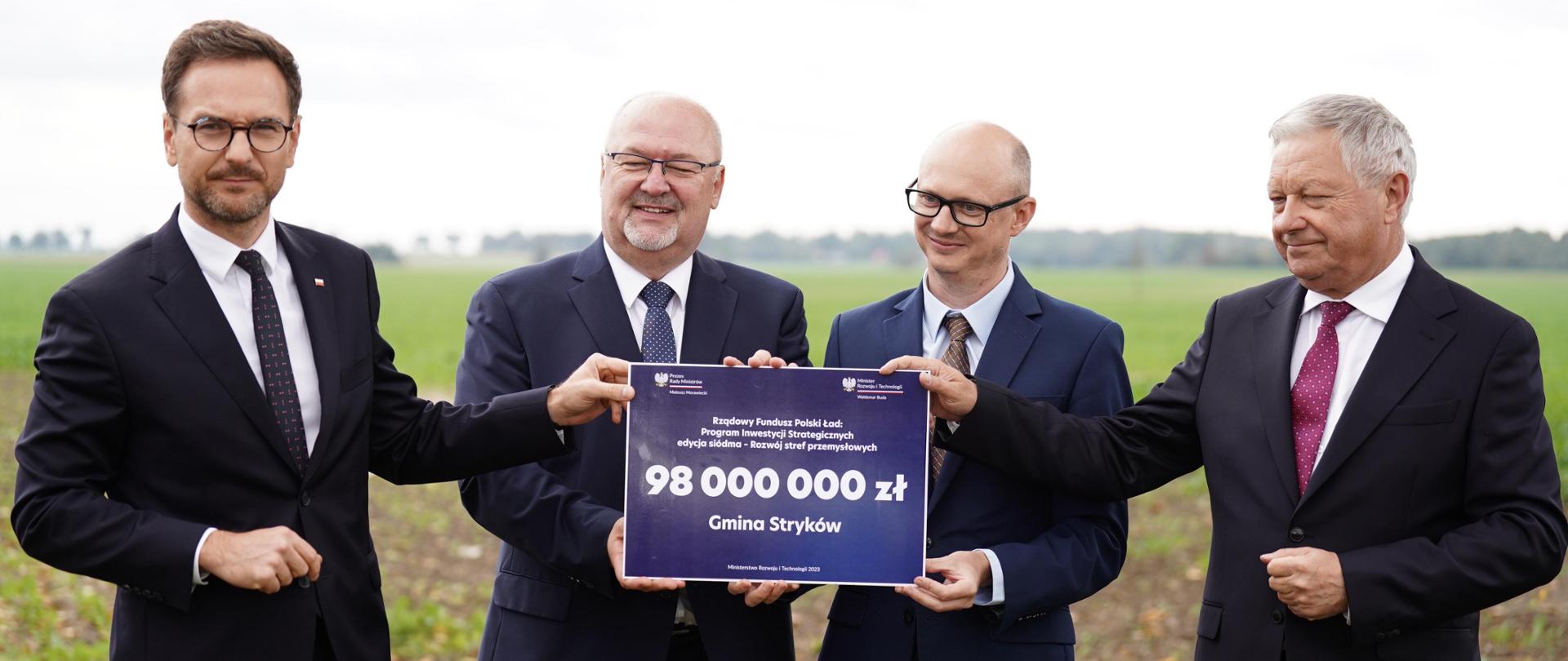 minister Waldemar Buda w gminie Stryków 